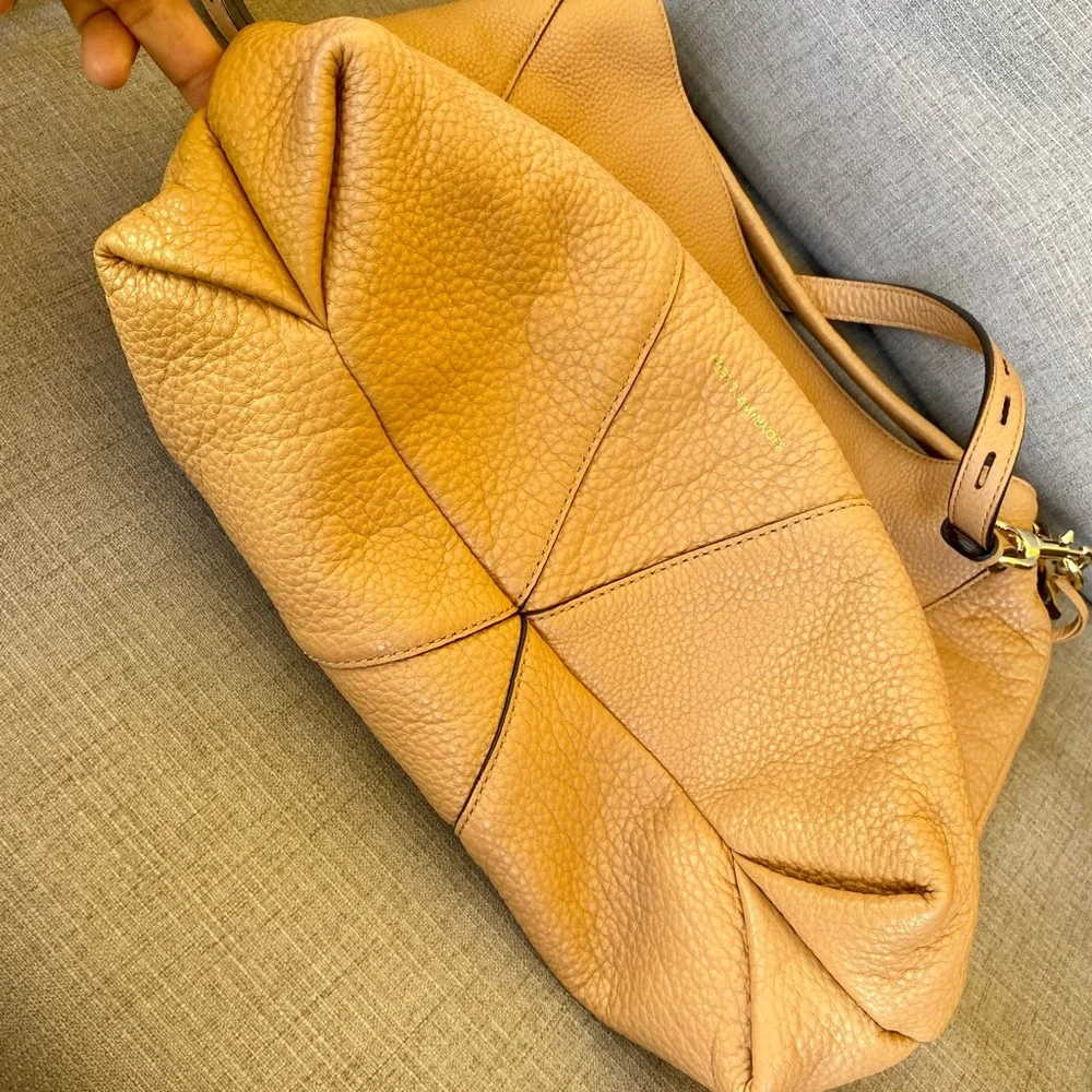 Rebecca Minkoff Pebble Leather Hobo Shoulder Crossbody Bag